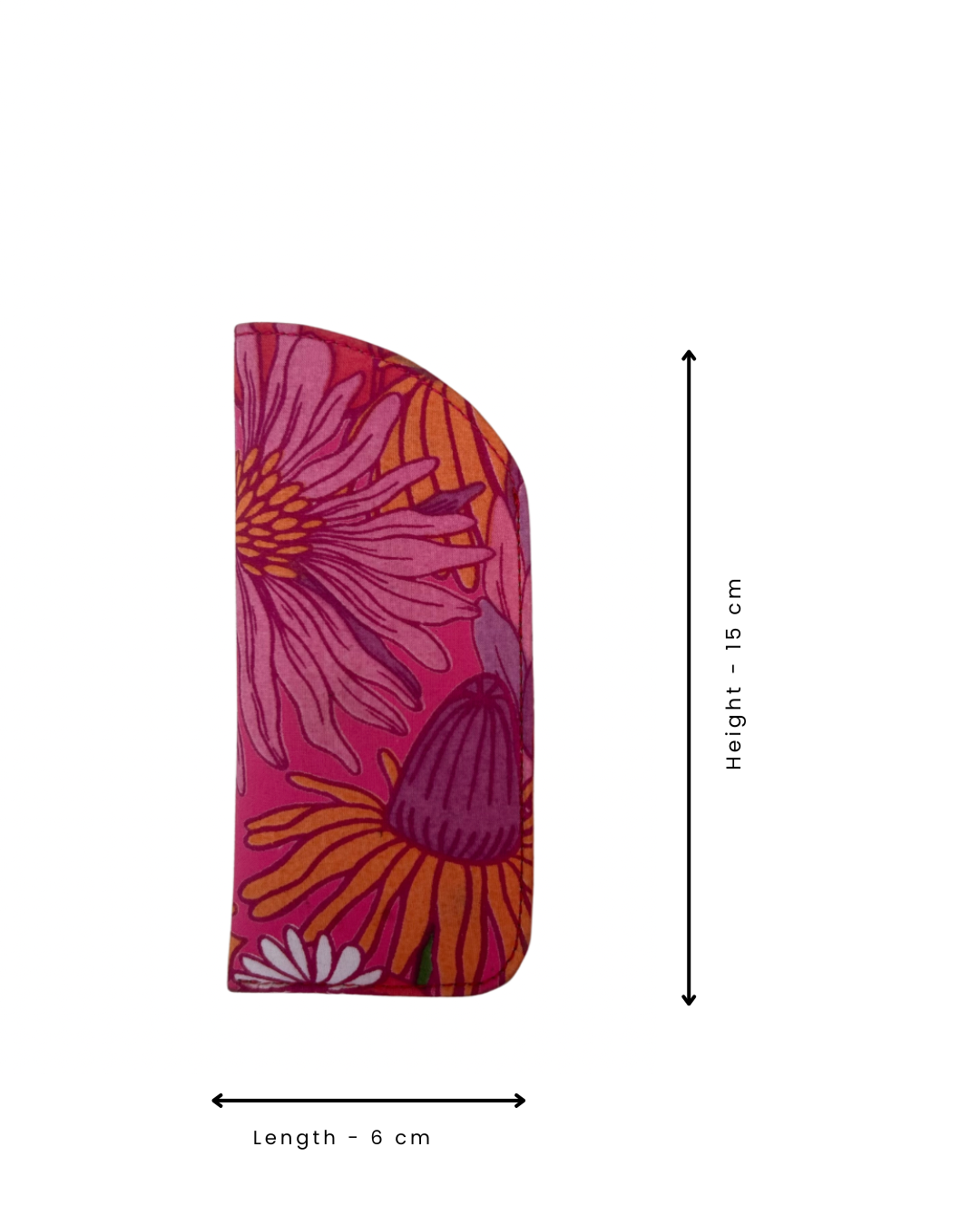 Pink flower specs Sleeve
