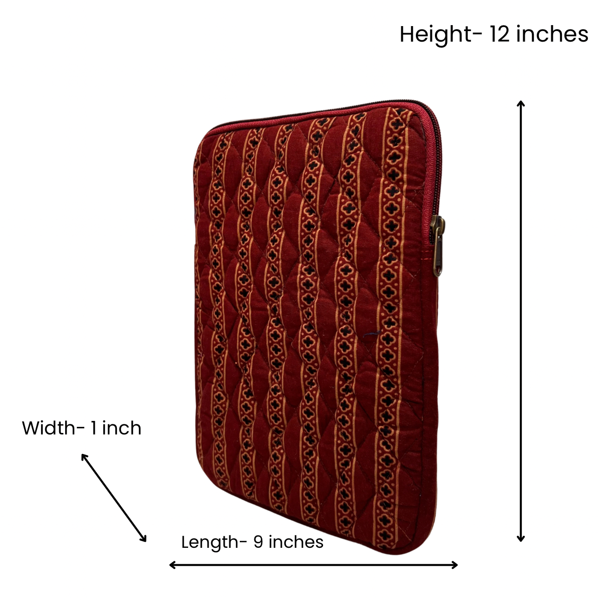 Burnt sienna IPad sleeve