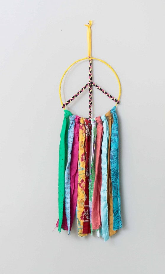 'Boho' Upcycled Dreamcatcher Hanging Prop Decoration