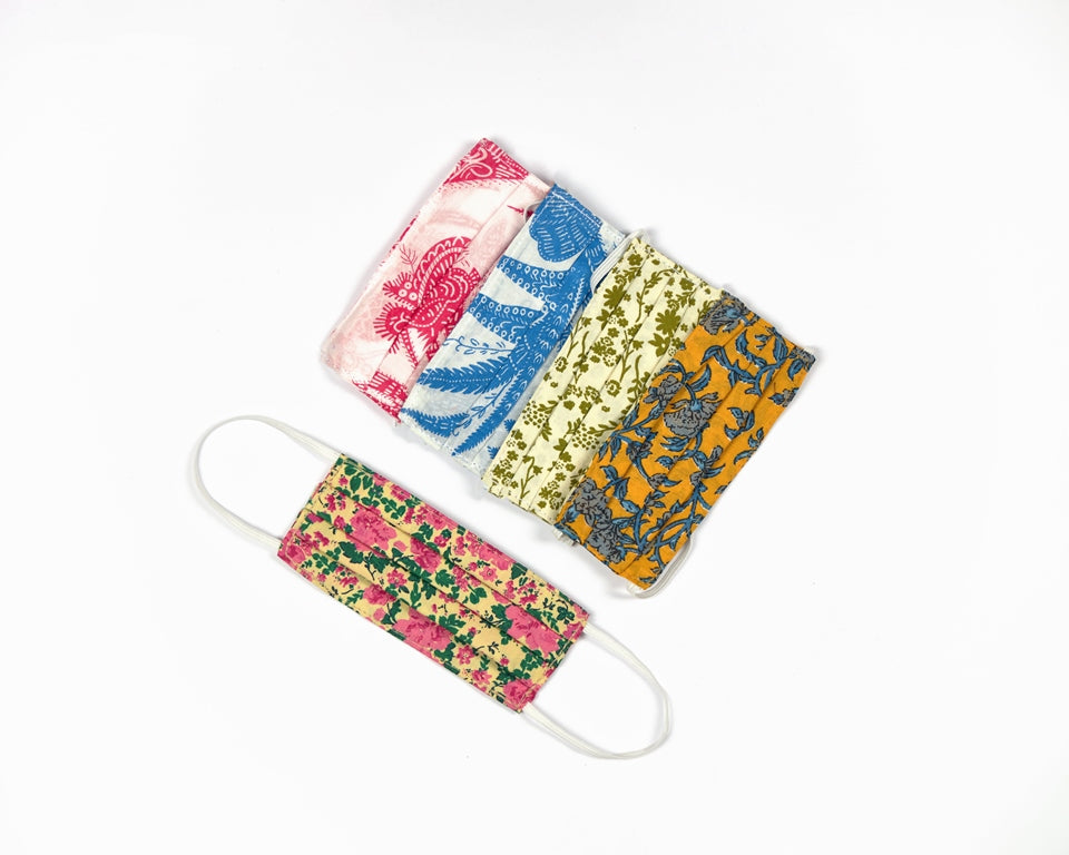 3 Ply Face Mask- Set of 5 (Printed)