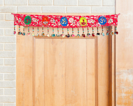 Upcycled Om-Diya Diwali Toran Bandhanvar Festive Decoration