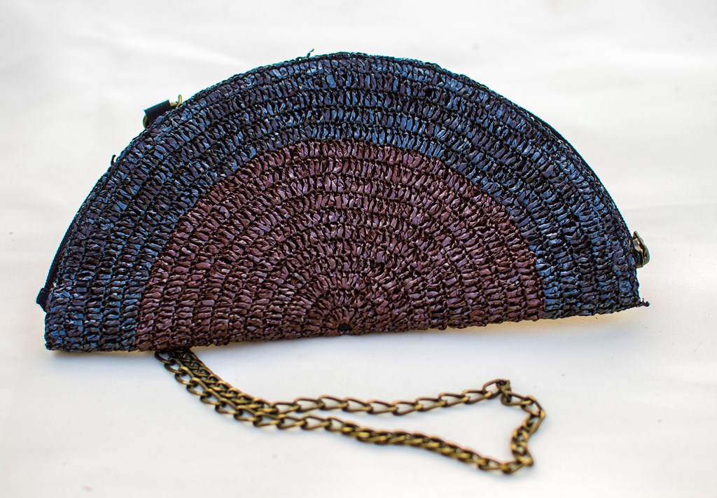 Crochet cassette Clutch