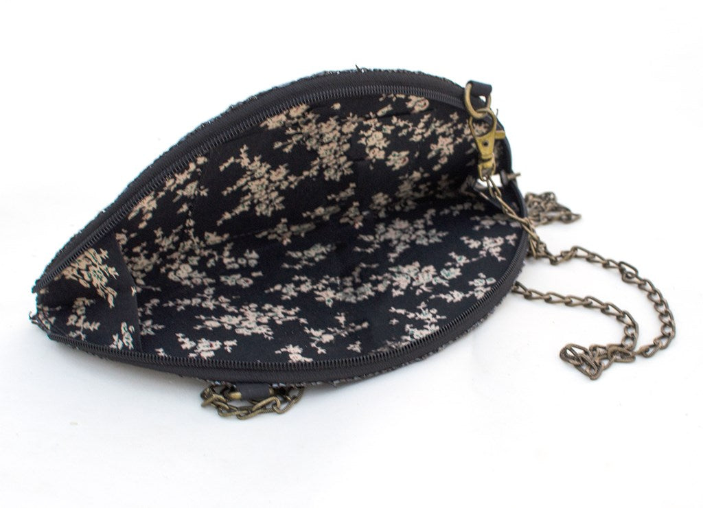 Crochet cassette Clutch
