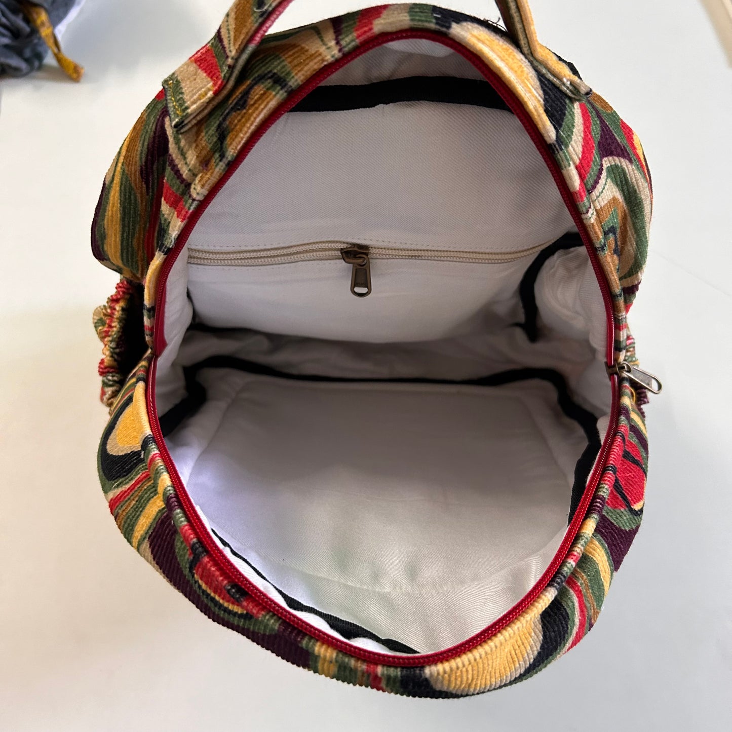Boho Corduroy Backpack