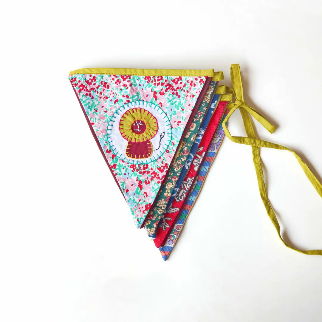 Upcycled Animal Banner Bunting