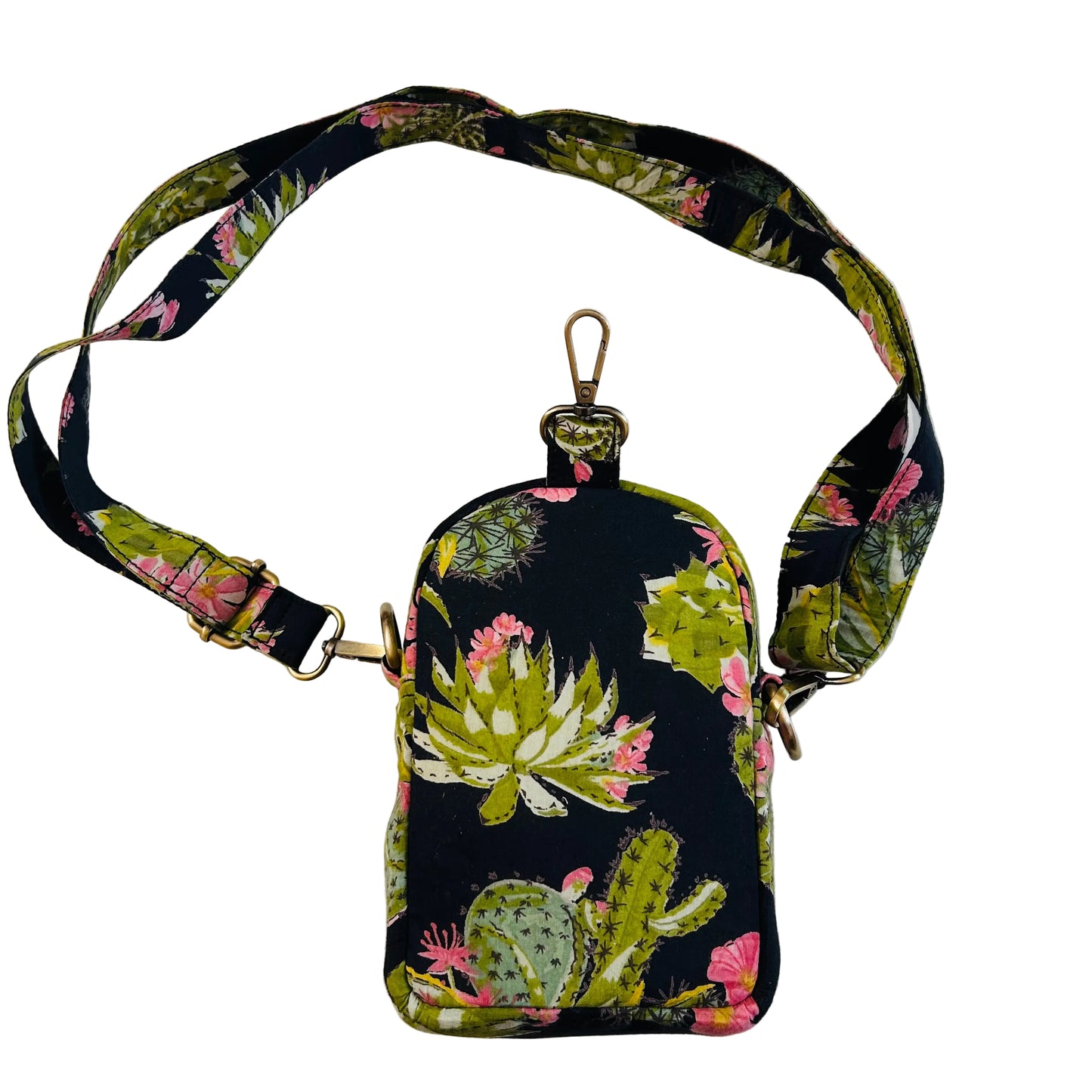 Cactus Flower Sling Bag