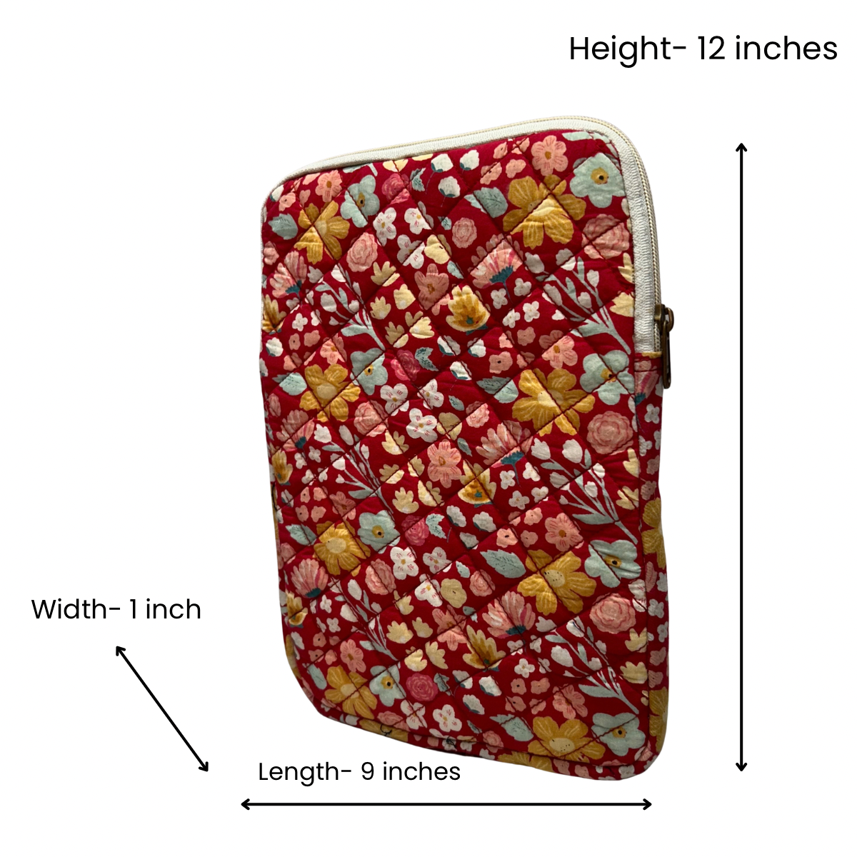 Floral burst IPad sleeve