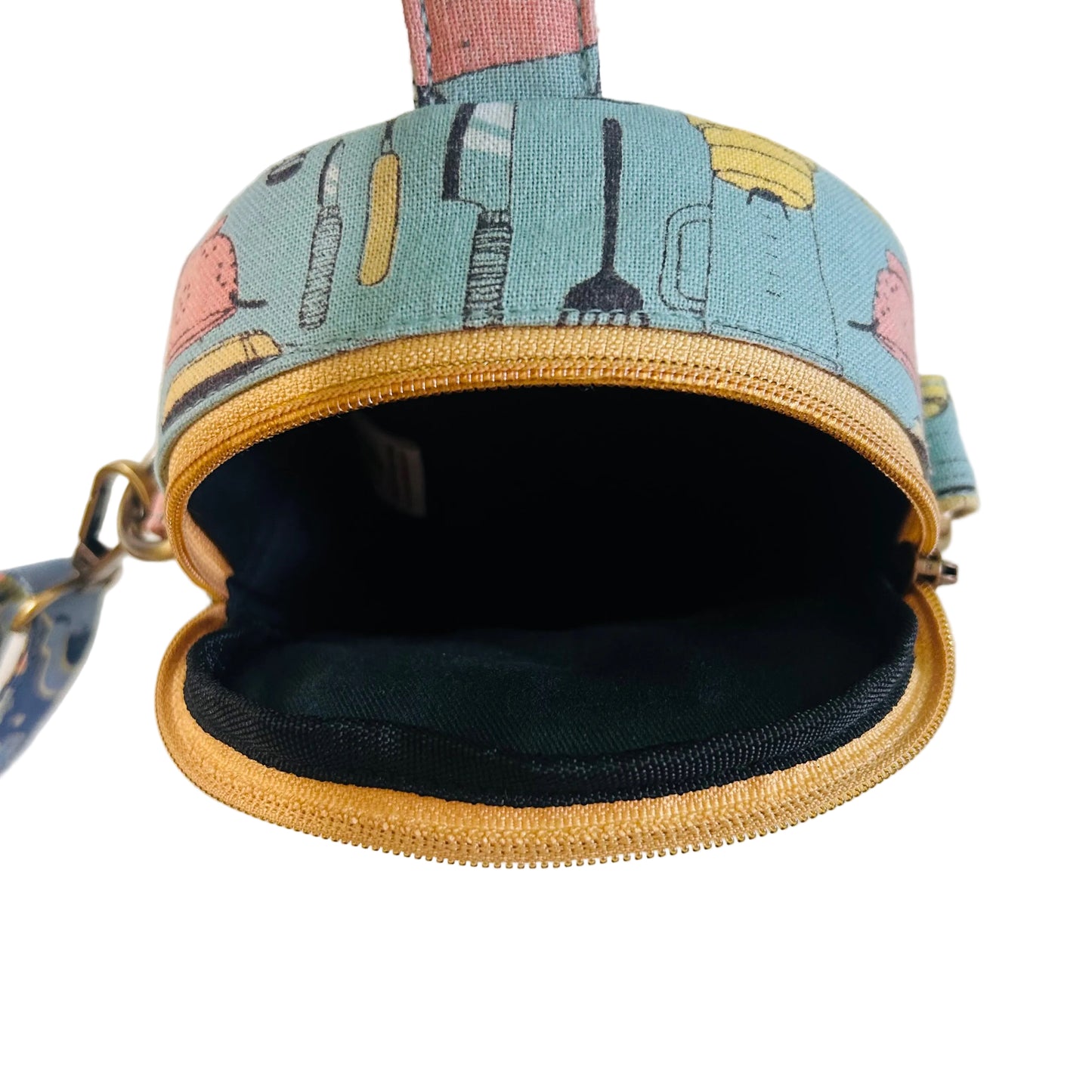 Blue Kitchen print Sling