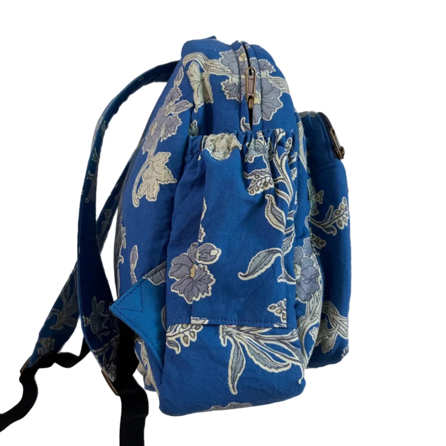 Blue floral Backpack