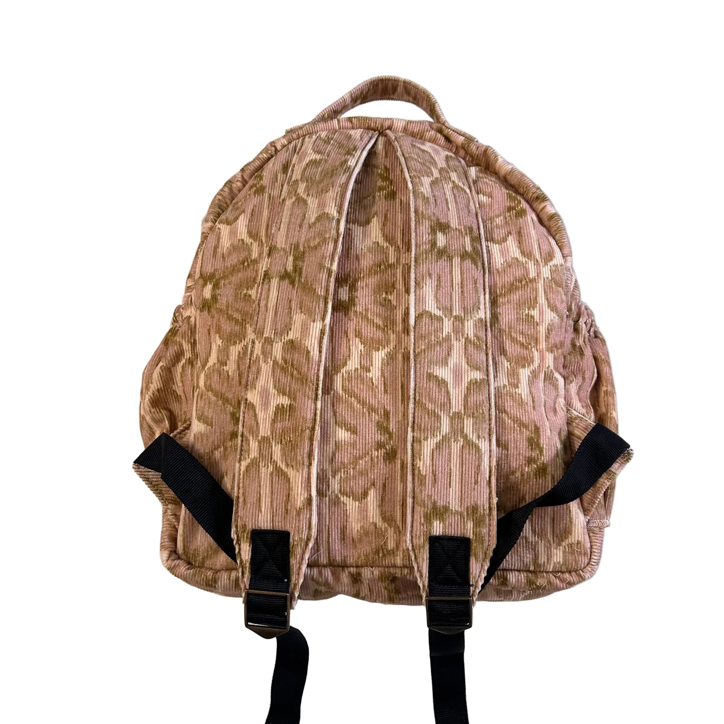 Pink Corduroy Backpack