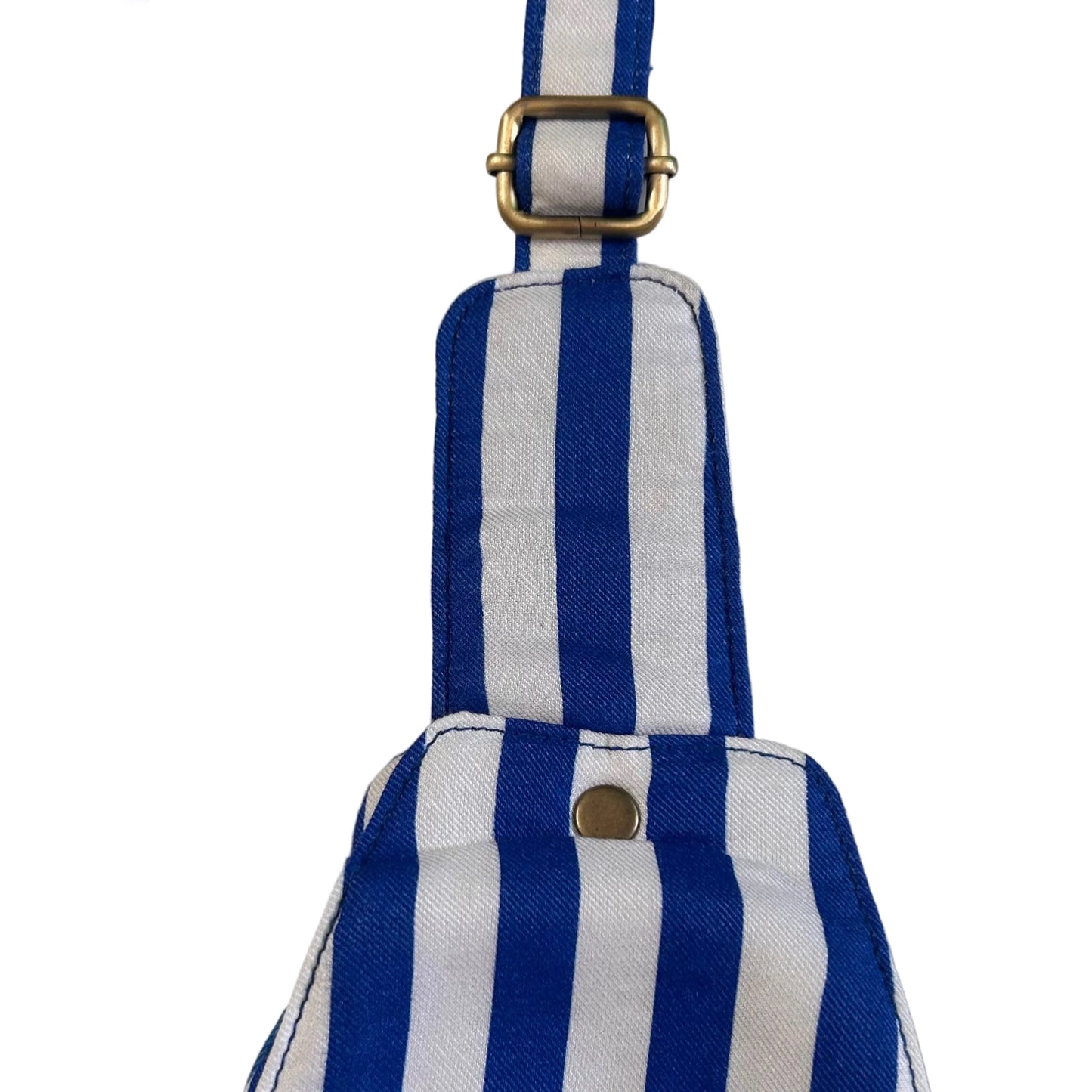 Blue & White stripe Crossbody Bag