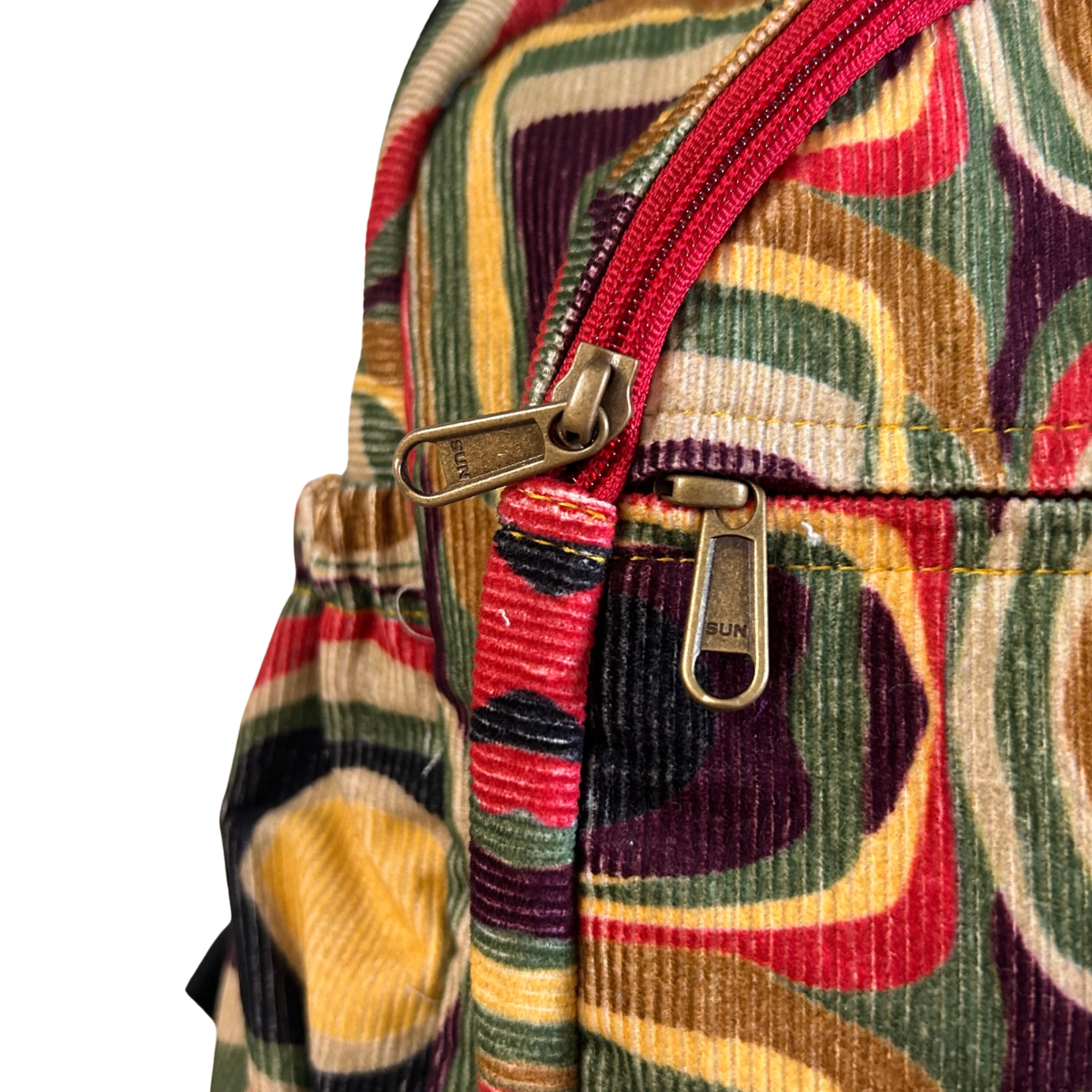 Boho Corduroy Backpack