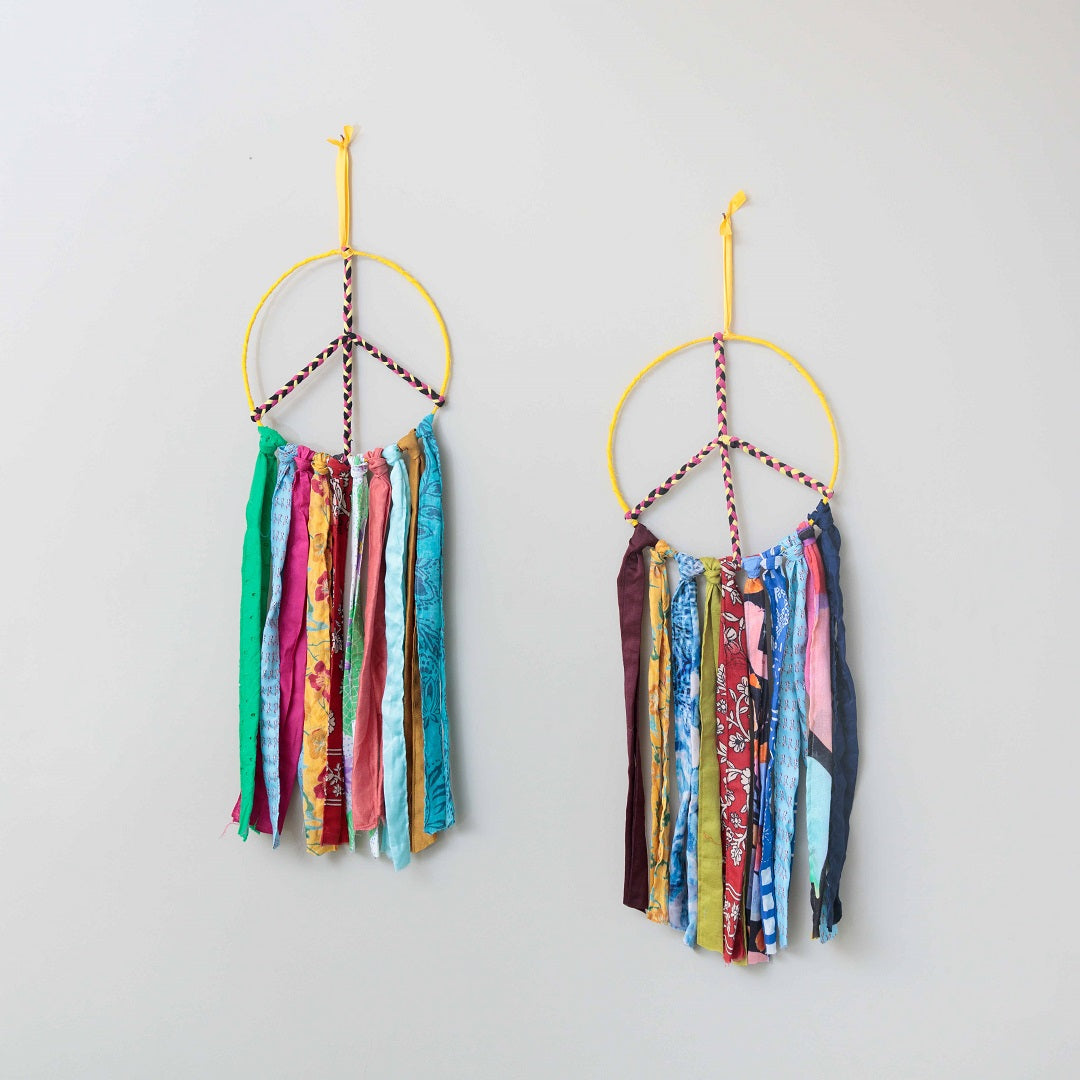 'Boho' Upcycled Dreamcatcher Hanging Prop Decoration