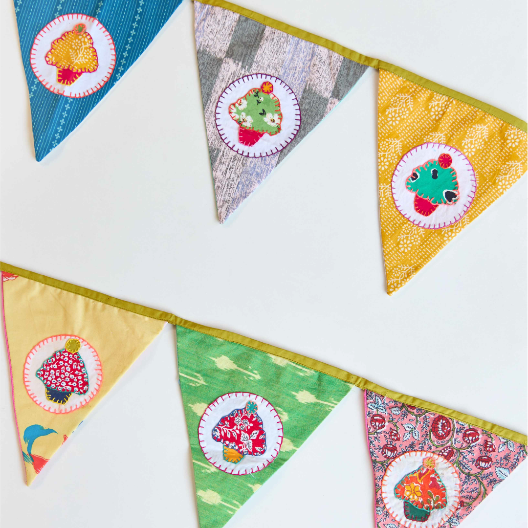 Upcycled Cupcake Banner Bunting