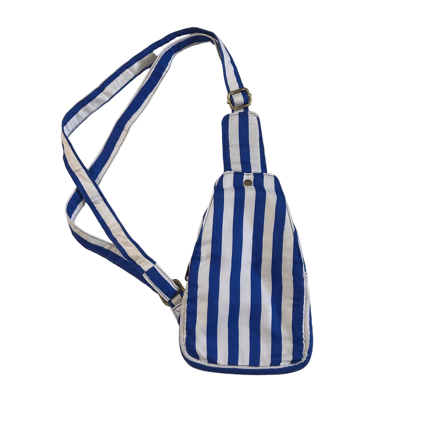 Blue & White stripe Crossbody Bag