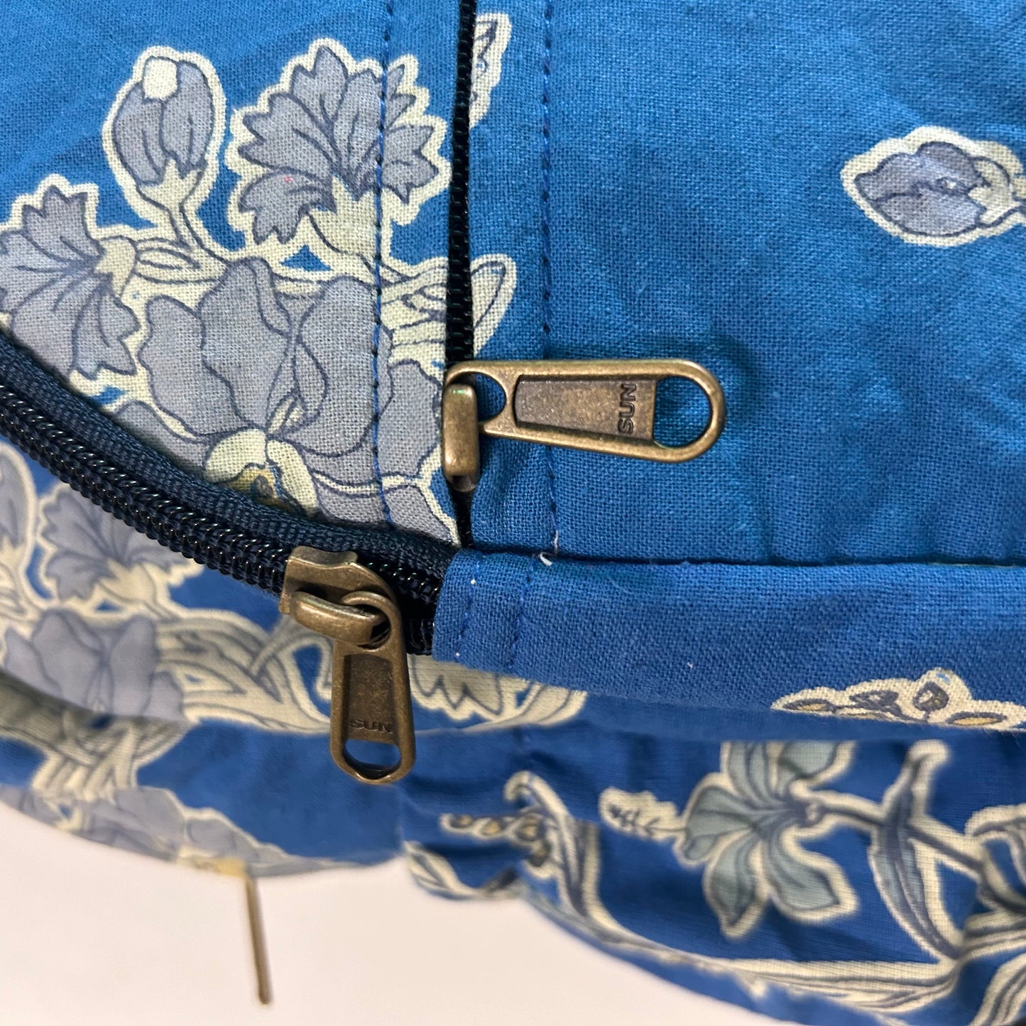 Blue floral Backpack