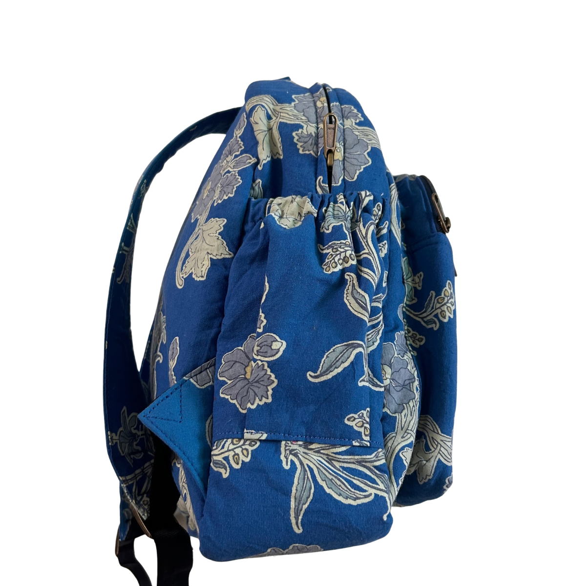 Blue Floral Backpack