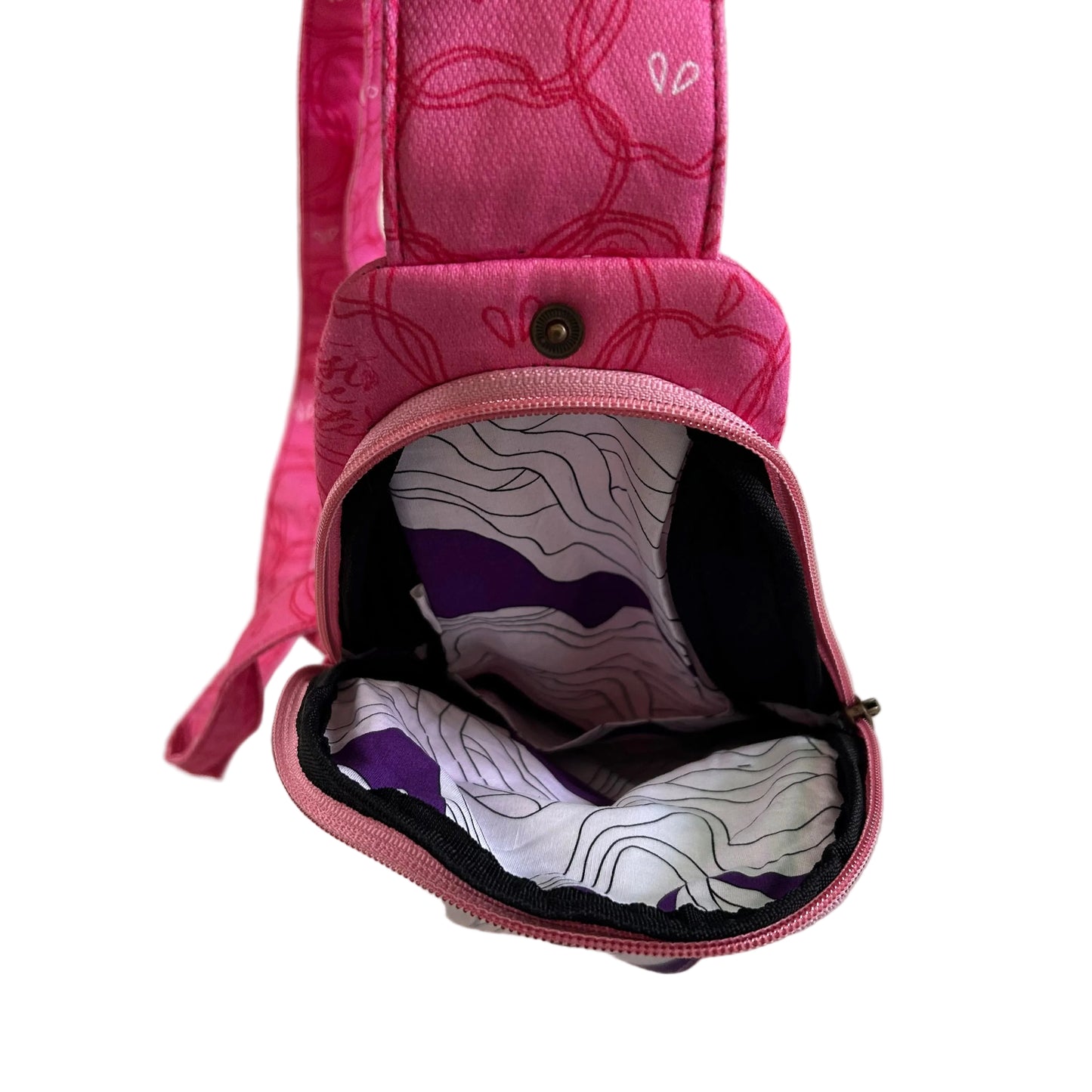 Pink Apple Crossbody Bag