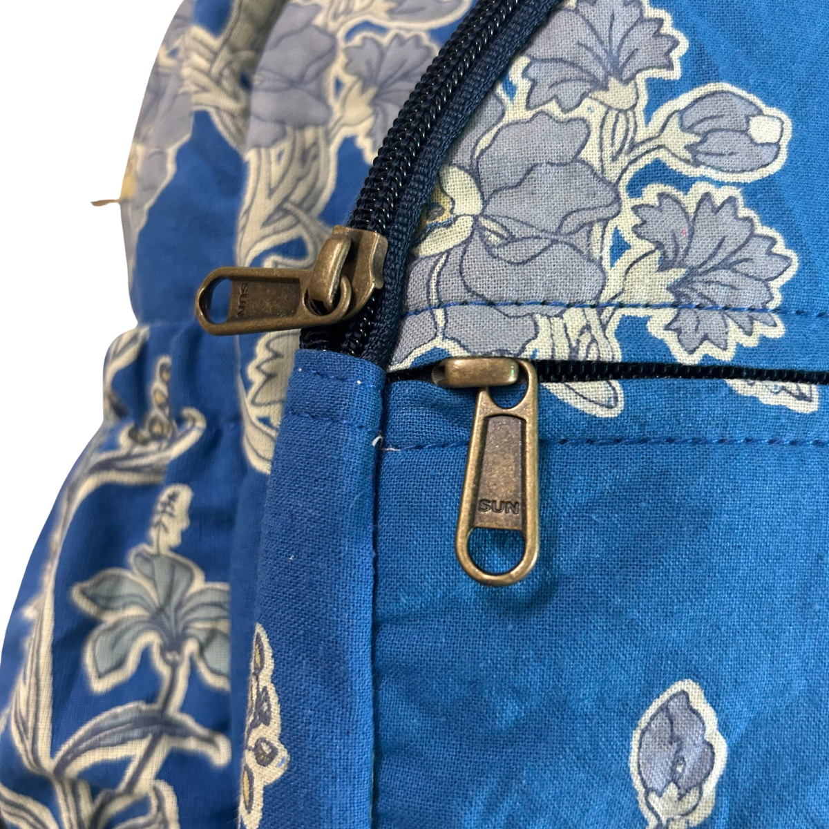 Blue Floral Backpack