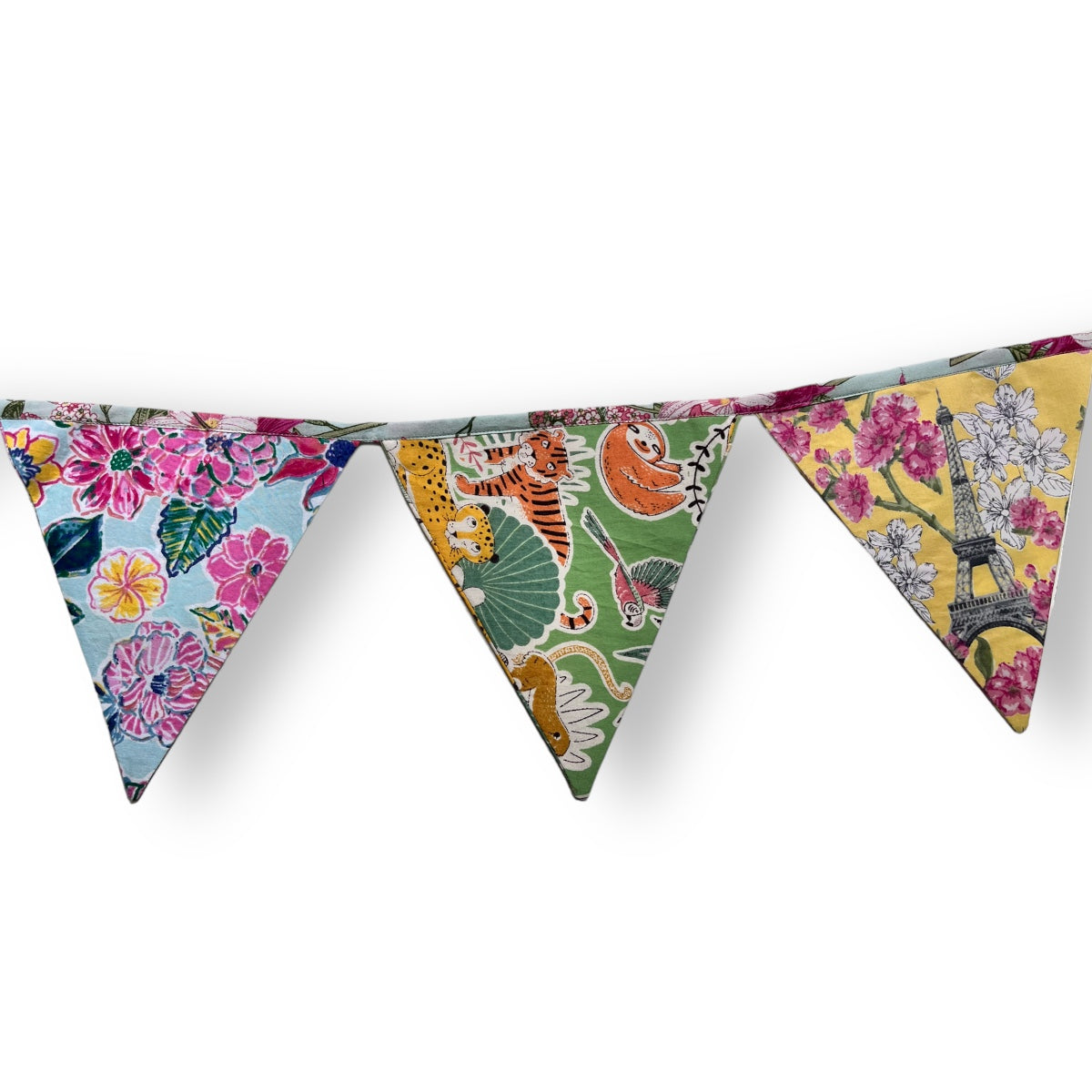 Upcycled Pastel Banner Bunting
