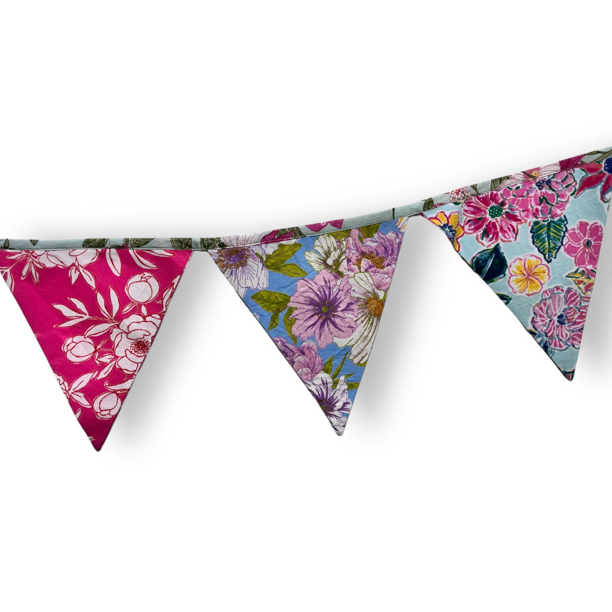 Upcycled Pastel Banner Bunting