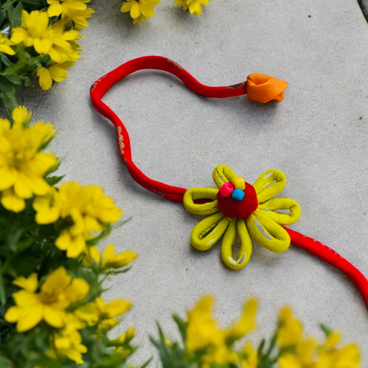 Upcycled Handmade Daizy Love Rakhi