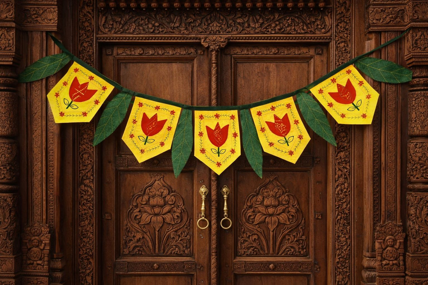 Lotus Mango Leaf Toran