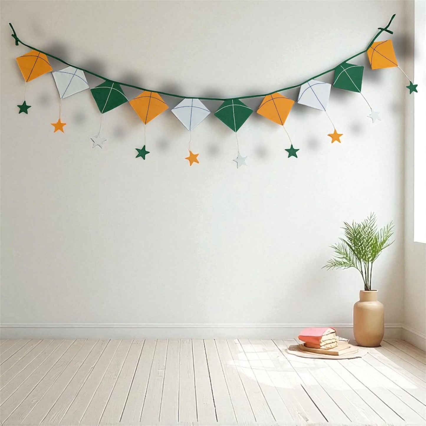 Kite Tricolour bunting, Independence /Republic Day Bunting