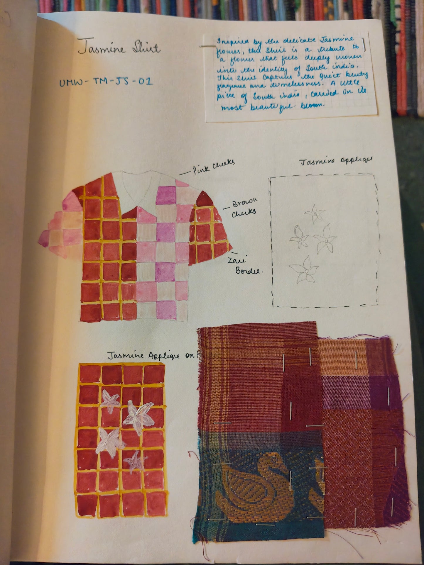 TAMARAI 2 - MADURAI JASMINE SUNBURST SHIRT