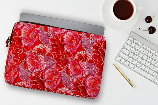 Whimsical Flower Laptop Sleeve