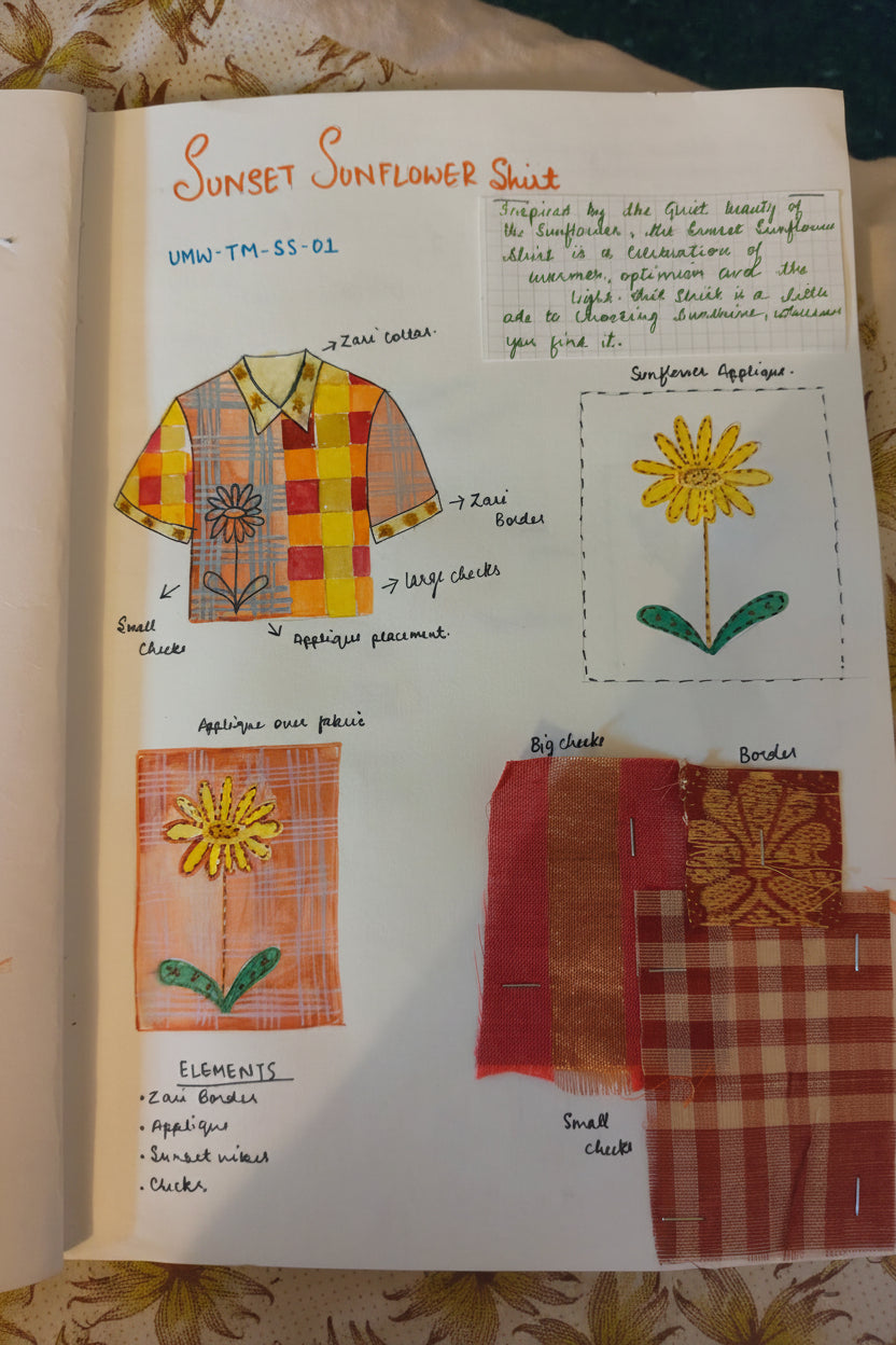 TAMARAI 2 - SUNSET SUNFLOWER SHIRT🌻