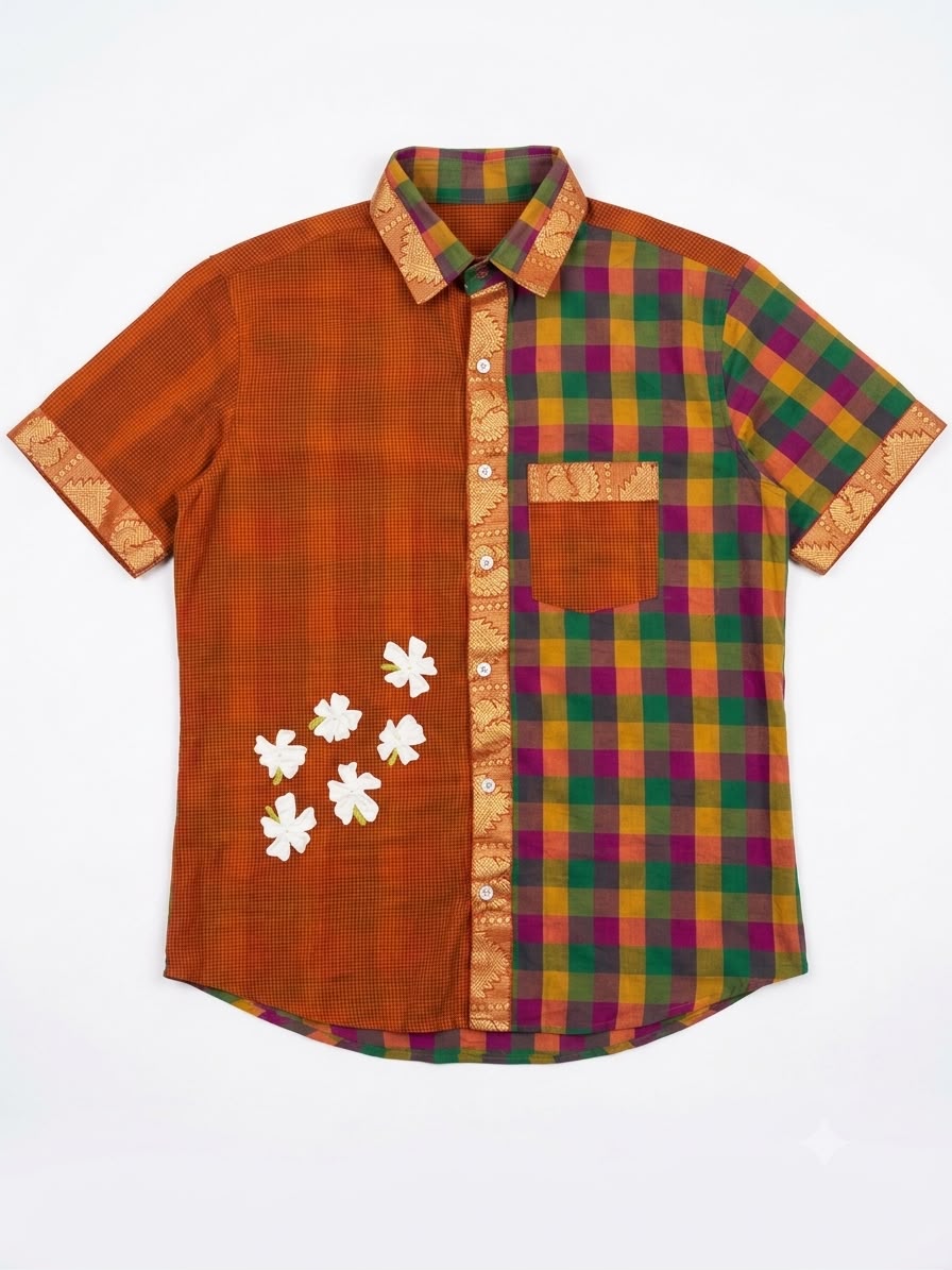 TAMARAI 2 - MADURAI JASMINE SUNBURST SHIRT