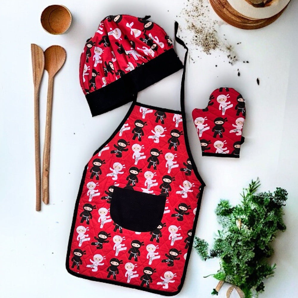 Sustainable Chef Jr. Quilted Apron