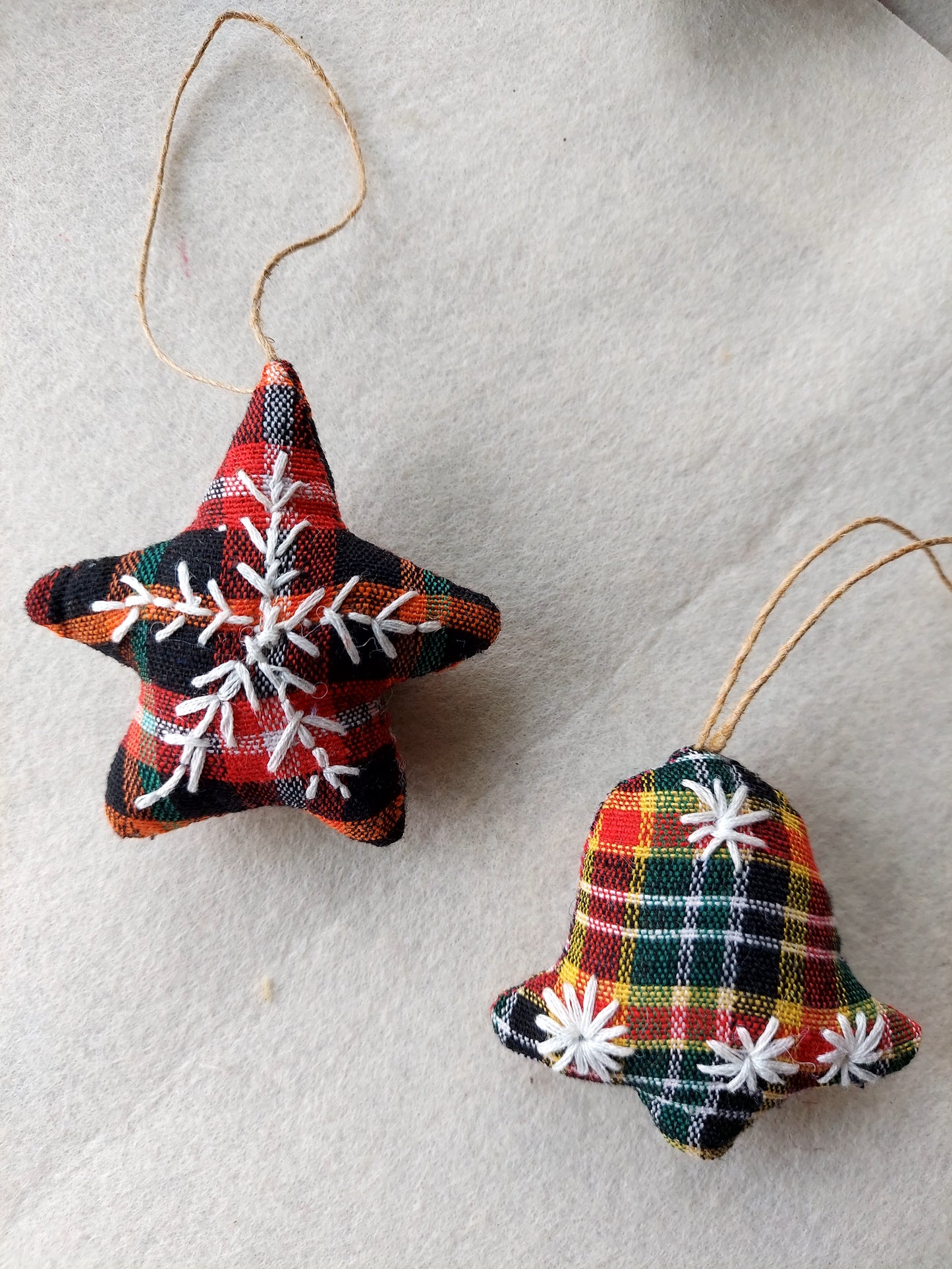 Christmas Tree Ornaments (set of 4)