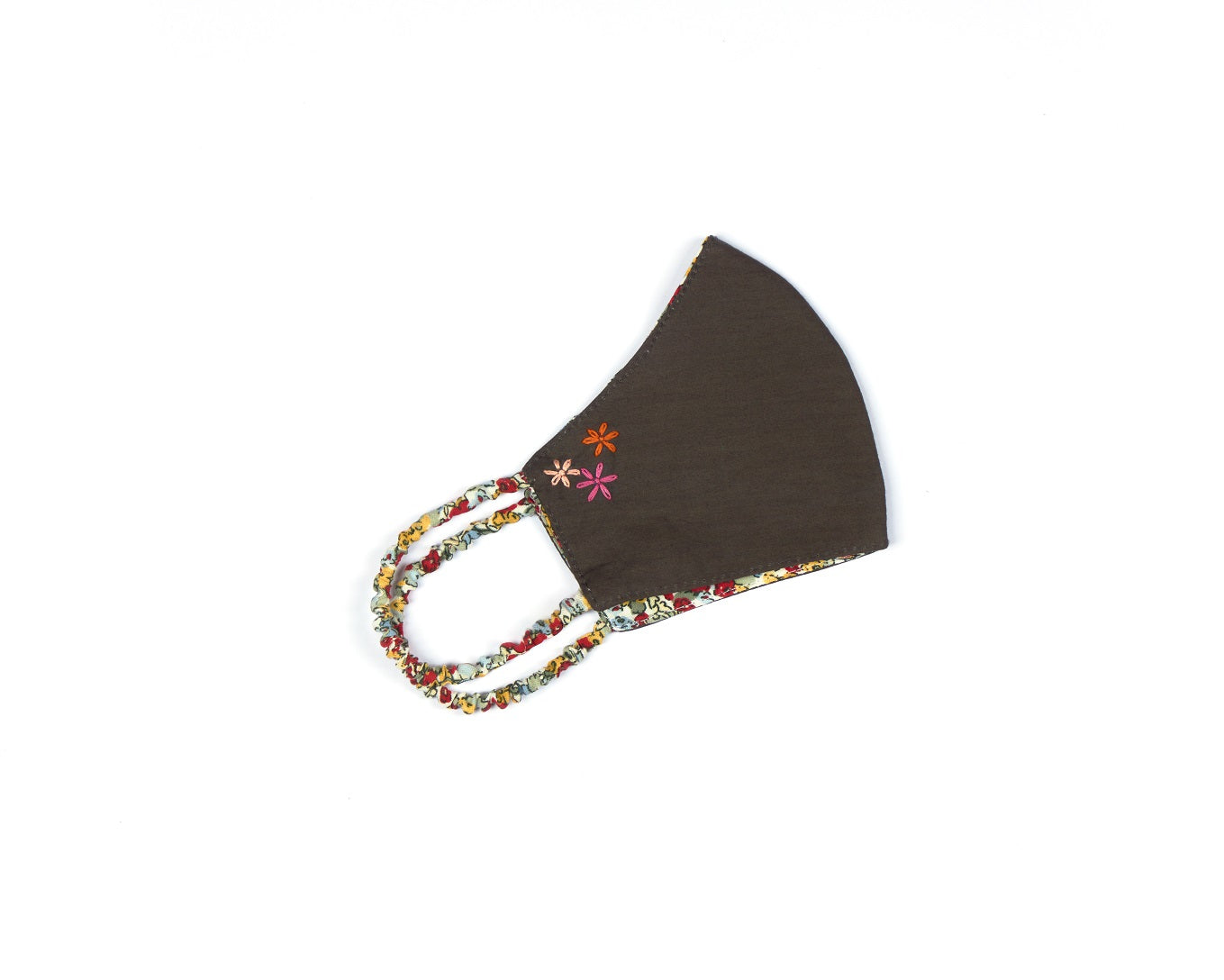 3 Flowers and Floral Reversible Mask
