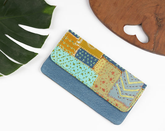 Meadow Sashiko Wallet