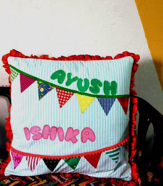 Customizable Name Applique Cushions