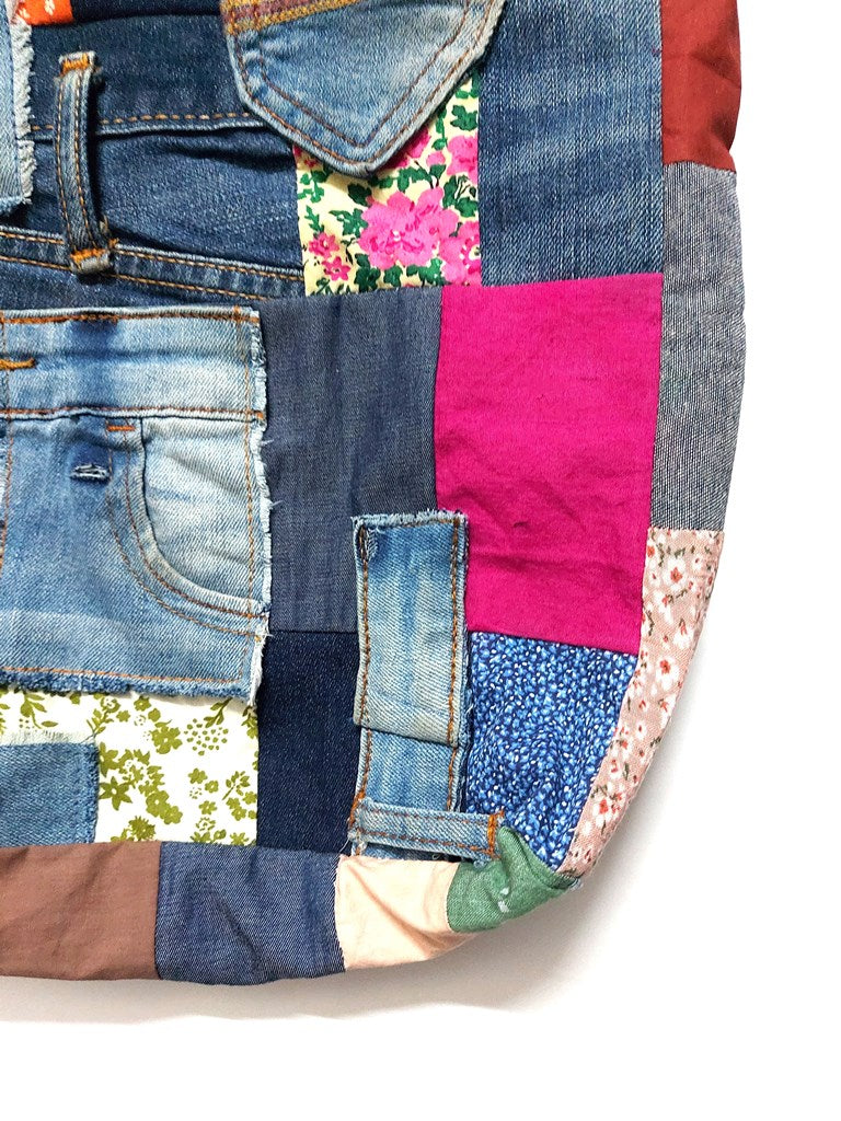 Colorful grid Tote Bag