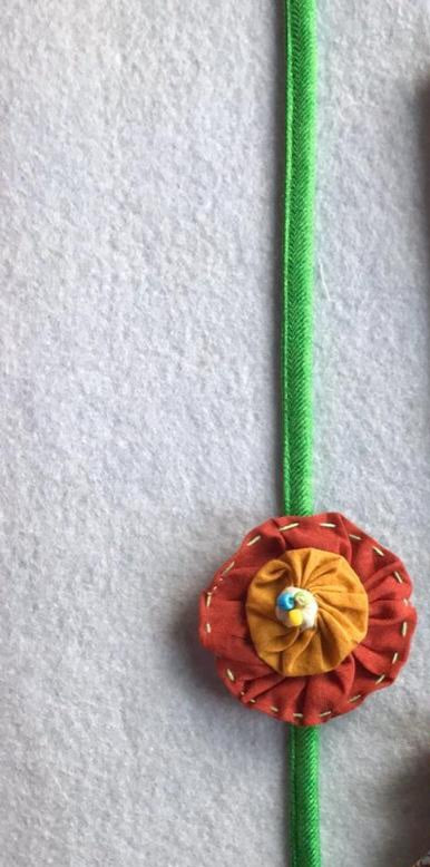 Upcycled Handmade Earthy Rakhi