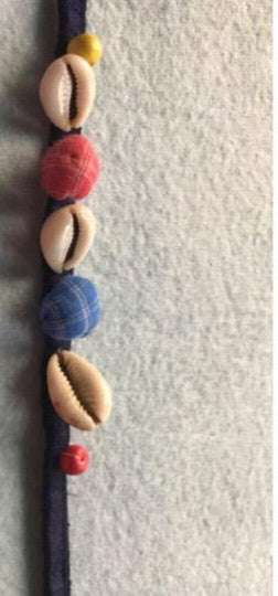 Upcycled Handmade Beads & Shell Rakhi