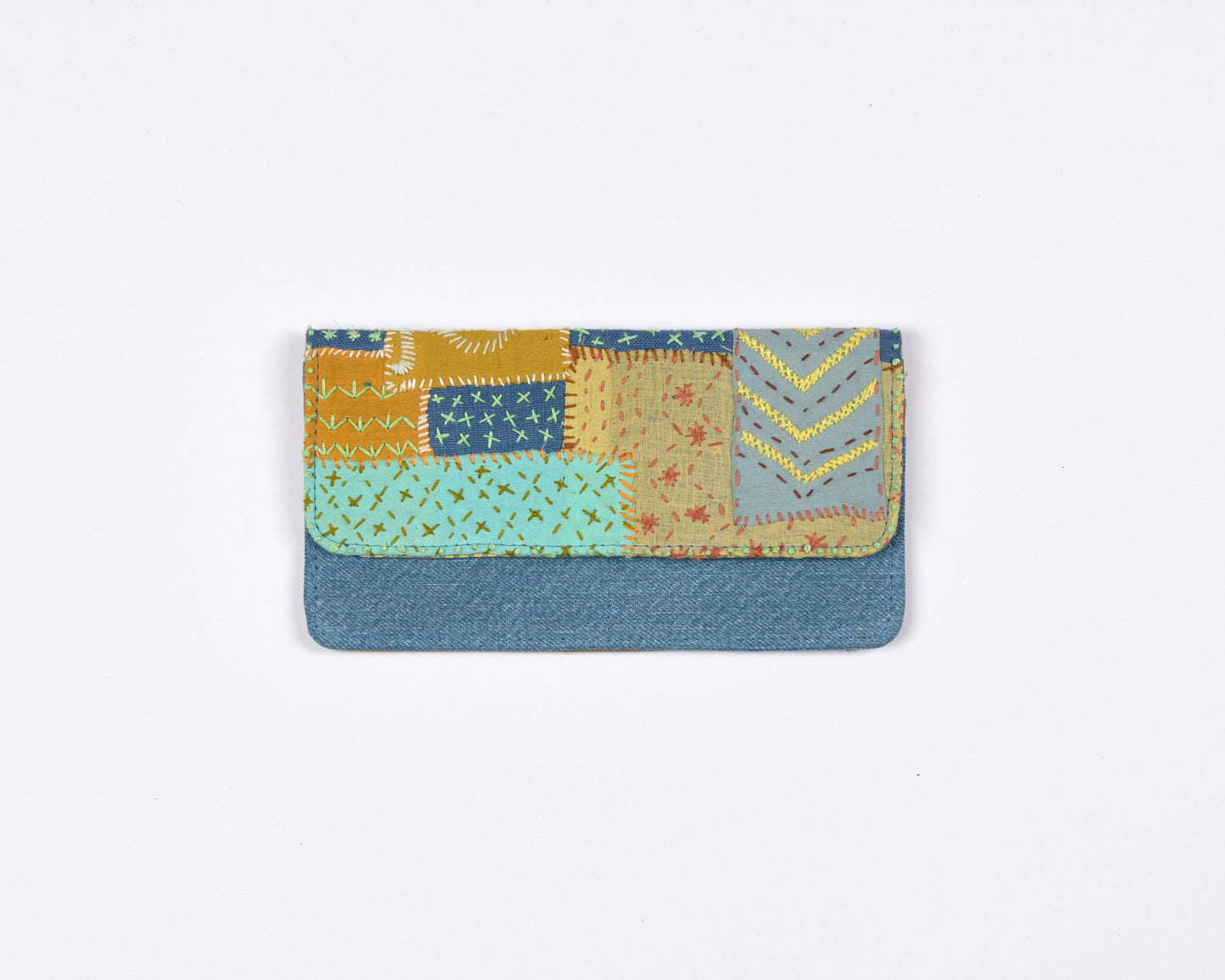 Meadow Sashiko Wallet
