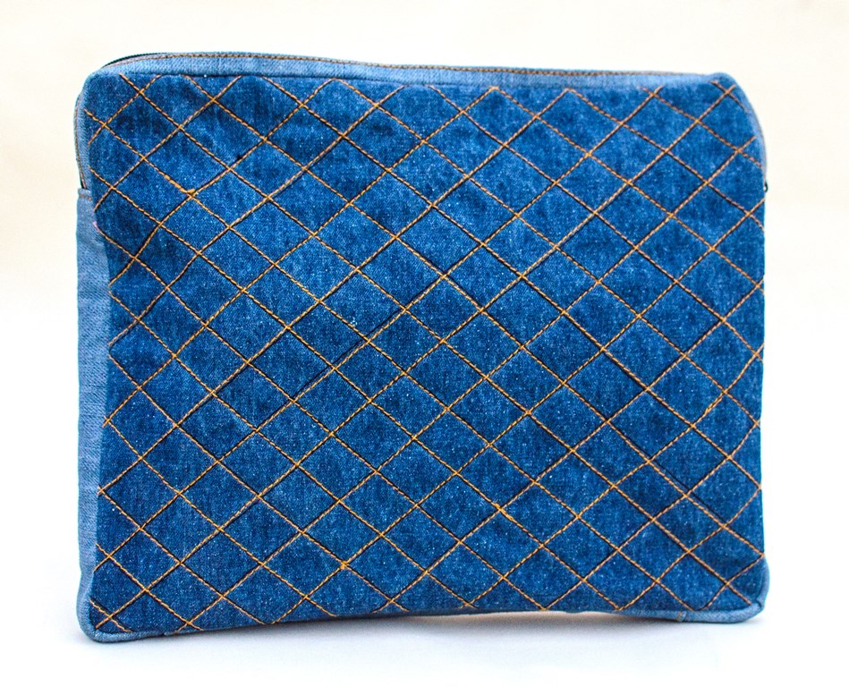 Upcycled Denim Ipad/Kindle Sleeve