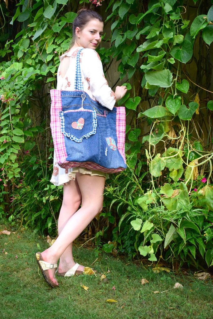 Upcycled Denim Tote