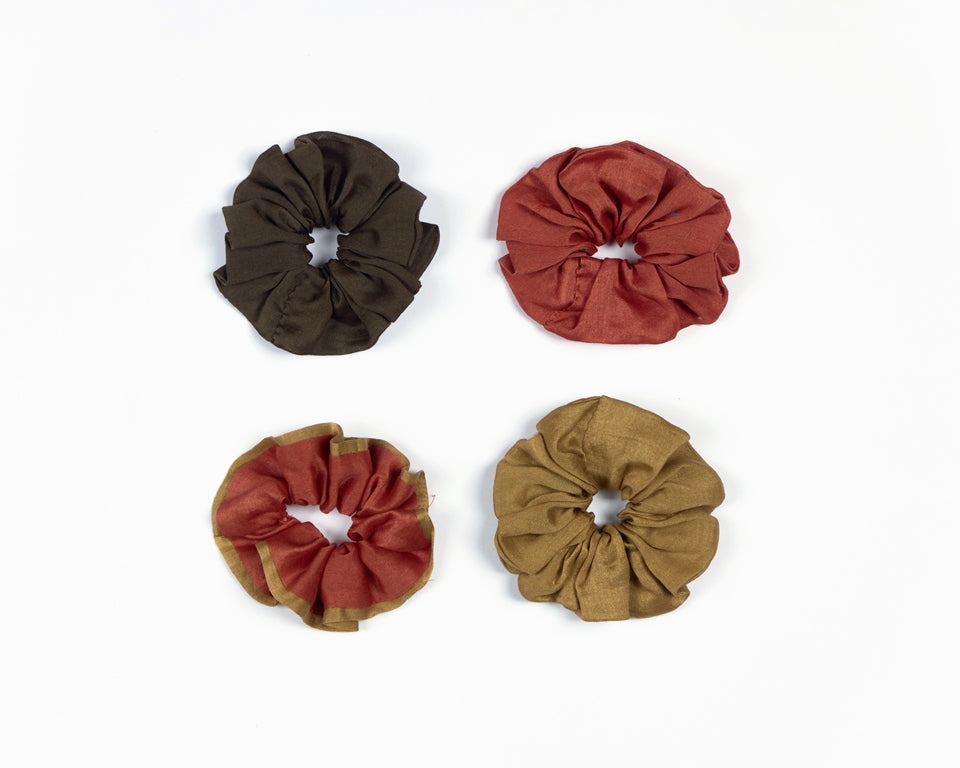 Upcycled Scrunchies (Set of 4)