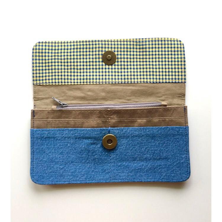 Starry Night' Sashiko Wallet