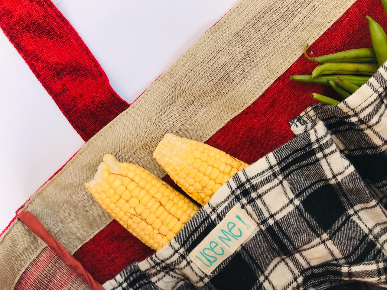 Vegetable Bag with 6 Pockets